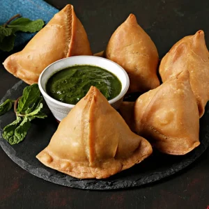 4x Samosas vegetarisch