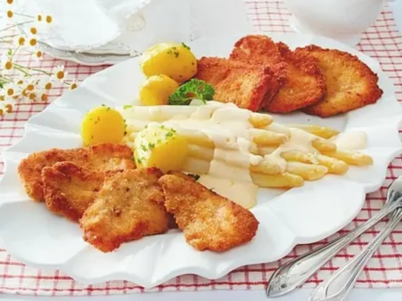 Schnitzel Hollandaise Art