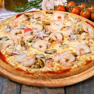 Meeresfrüchte Pizza