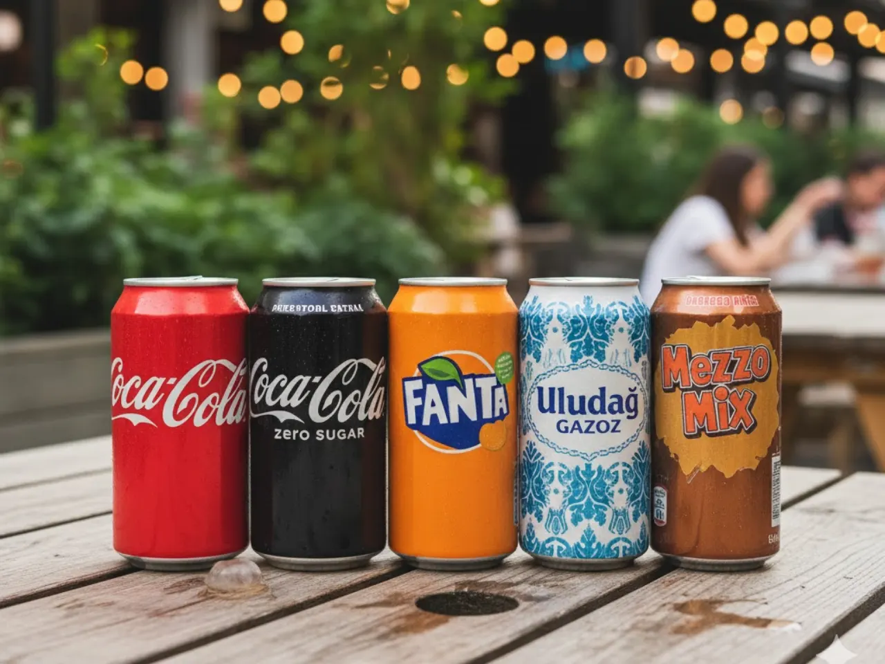 Cola, Cola Zero, Fanta, Uludag gazoz, Mezzo Mix 0,33 L