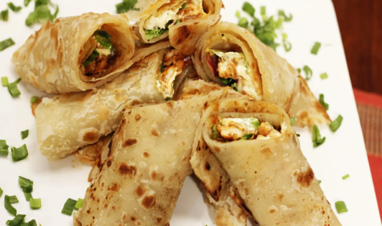 Pistazien paratha roll