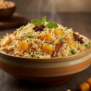 Alu-Channa Biryani