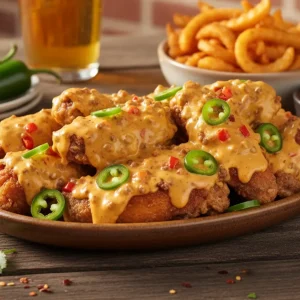 Chili cheese wings