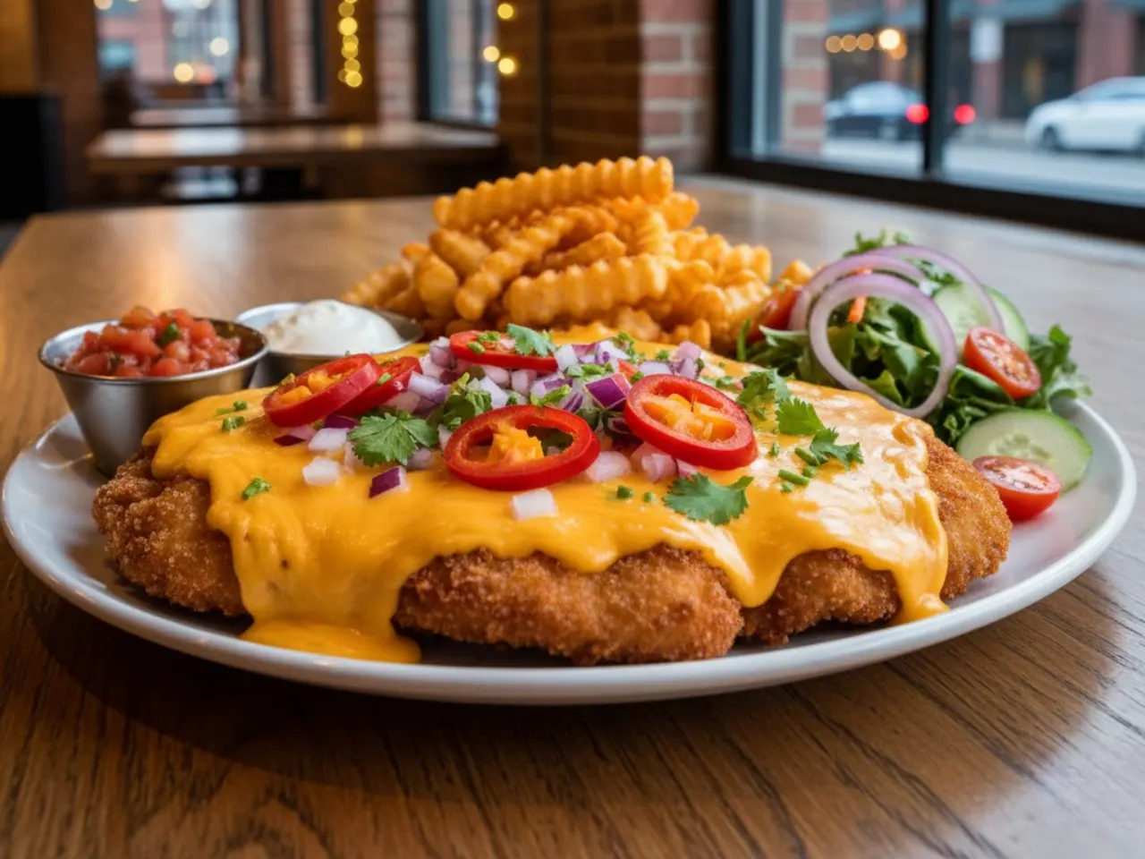 Chilli Cheese Schnitzel